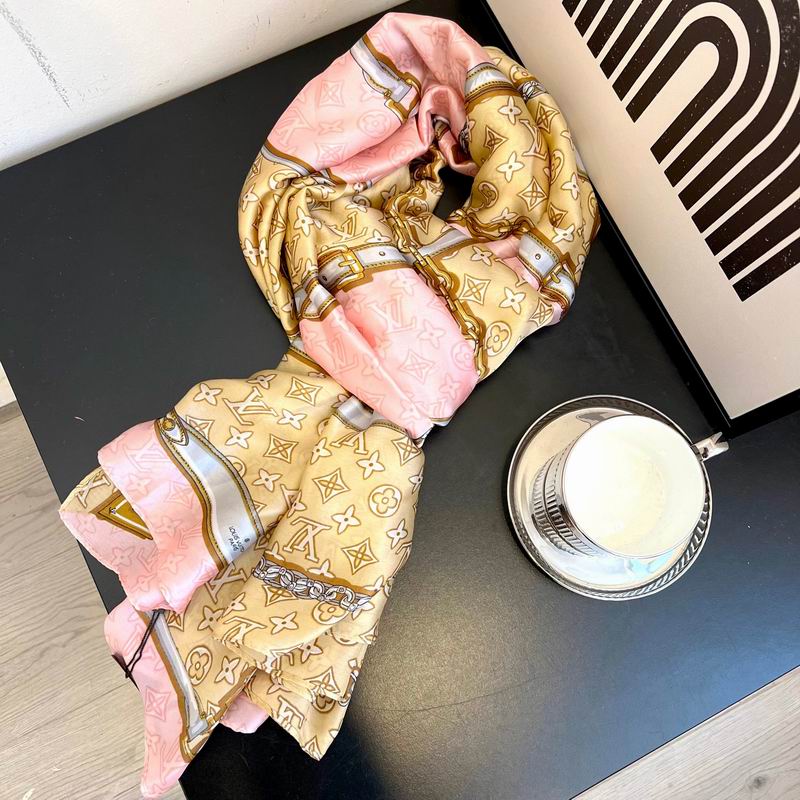LV silk scarf 90-180cm E17 (6)